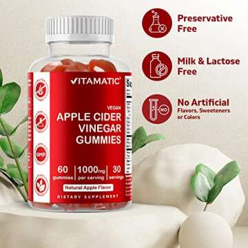 Vitamatic Apple Cider Vinegar Gummies for Detox & Weight Loss