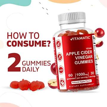 Vitamatic Apple Cider Vinegar Gummies for Detox & Weight Loss