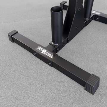 Best Fitness Body-Solid (BFWT10) Weight Tree Rack for Olympic Plates - Bumper Plate Storage, Weight Plate Holder