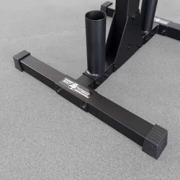 Best Fitness Body-Solid (BFWT10) Weight Tree Rack for Olympic Plates - Bumper Plate Storage, Weight Plate Holder