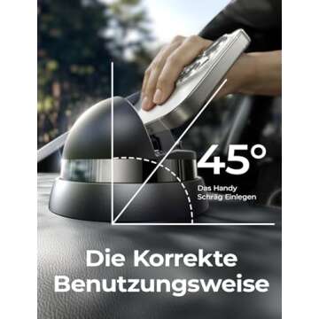 LISEN Car Phone Holder - 360° Rotatable & Versatile