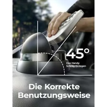 LISEN Car Phone Holder - 360° Rotatable & Versatile