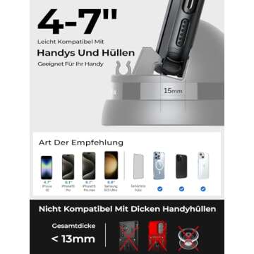 LISEN Car Phone Holder - 360° Rotatable & Versatile