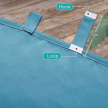 NICETOWN Waterproof Outdoor Curtains for Patios