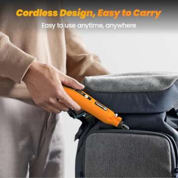 HARDELL Mini Cordless Rotary Tool Kit with 61 Accessories