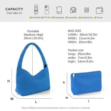 Stylish Vegan Leather Woven Tote Bag for Women