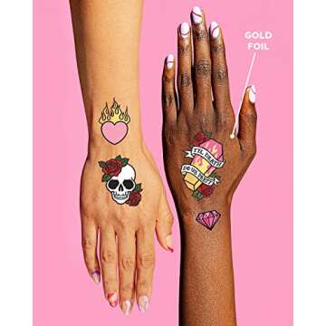 xo, Fetti Bride or Die Bachelorette Temporary Tattoos - 48 Foil Styles | Til Death Do Us Party Bach Decoration, Bridesmaid Favor, Bride to Be Gift + Bridal Shower Supplies