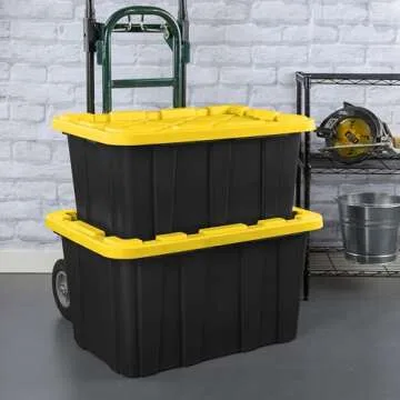 Sterilite 27 Gal Industrial Tote - Stackable Storage Bins