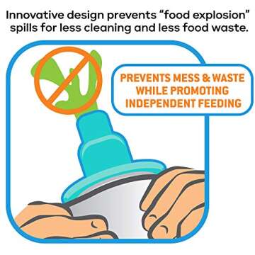 Mess-Free Soft Sip Baby Food Pouch Toppers for Easy Feeding