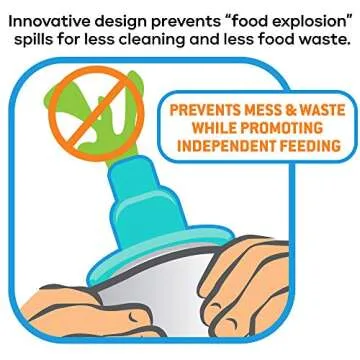 Mess-Free Soft Sip Baby Food Pouch Toppers for Easy Feeding