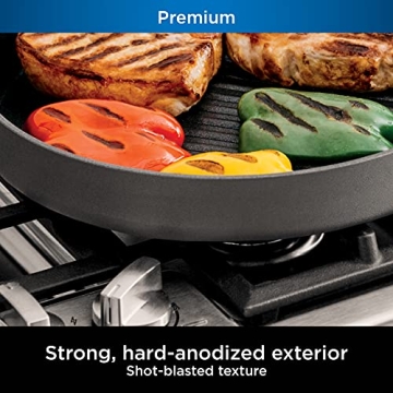 Ninja 12-Inch Round Grill Pan - Nonstick & Durable Cooking Tool