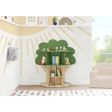 Delta Children Tree Bookcase - Safe & Stylish Storage Solution