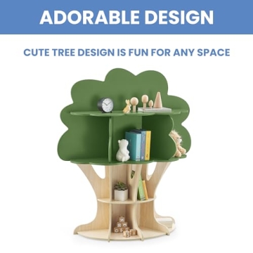 Delta Children Tree Bookcase - Safe & Stylish Storage Solution