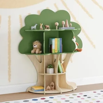 Delta Children Tree Bookcase - Safe & Stylish Storage Solution