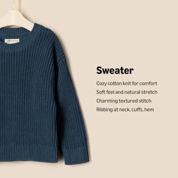 Stylish Unisex Toddler Pullover Sweater by Sofia Grainge