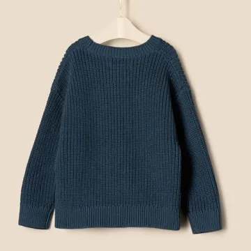 Stylish Unisex Toddler Pullover Sweater by Sofia Grainge