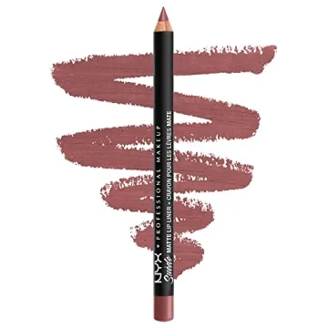 Versatile NYX Suede Matte Lip Liner in Whipped Caviar - Long-Lasting & Creamy