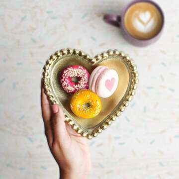 Handcrafted Heart-Shaped Trinket Dish for Jewelry & Decor