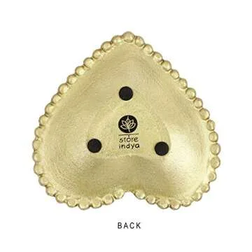 Handcrafted Heart-Shaped Trinket Dish for Jewelry & Decor