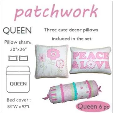 Cozy Line Home Fashions Pink Polka Dot Flower Girl 100% Cotton Reversible Quilt Bedding Set, Coverle...