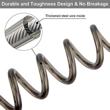 Blisstime Toddler Leash with Key Lock, Upgraded Anti Lost Wrist Link Baby Leash with 360 Degree Rotating Connector and Adjustable Bracelet for Babies Toddlers Child Kids (8.2ft/2.5m, Dark Gray)