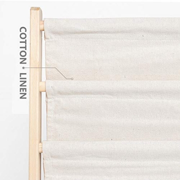 Morimoe Sling Bookshelf Kids Book Rack Storage, Natural Beige (Beige, W:75cm)