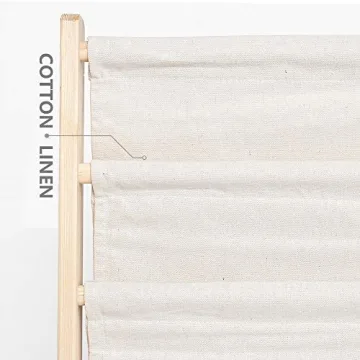 Morimoe Sling Bookshelf Kids Book Rack Storage, Natural Beige (Beige, W:75cm)