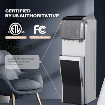 ICEPURE Multi-Function WiFi Water Cooler with Ice Maker