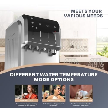 ICEPURE WiFi Water Cooler with Ice Maker and Hot/Cold Options