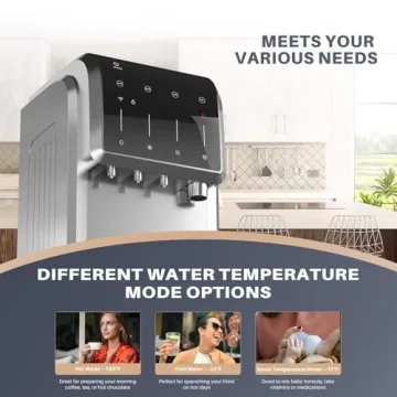 ICEPURE WiFi Water Cooler with Ice Maker and Hot/Cold Options