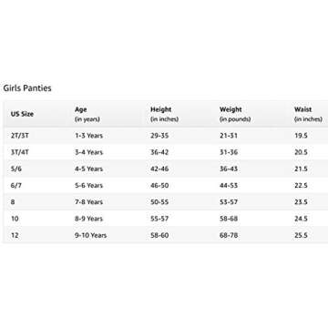 Family Feeling Little Girls Underwears Toddler Soft 100% Cotton Panties Little Girls' Undies Assorted Underwear (Pack of 6) Size 3T 4T