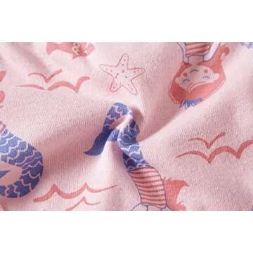 Family Feeling Little Girls Underwears Toddler Soft 100% Cotton Panties Little Girls' Undies Assorted Underwear (Pack of 6) Size 3T 4T