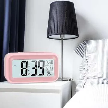4.5" LED Digital Alarm Clock with Night Light