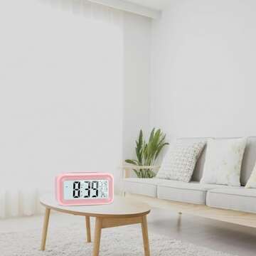 4.5" LED Digital Alarm Clock with Night Light