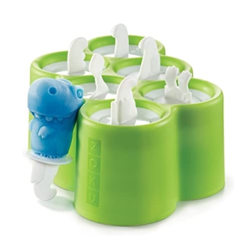 Zoku Dino Pop Molds - Easy-release Silicone Fun for Kids
