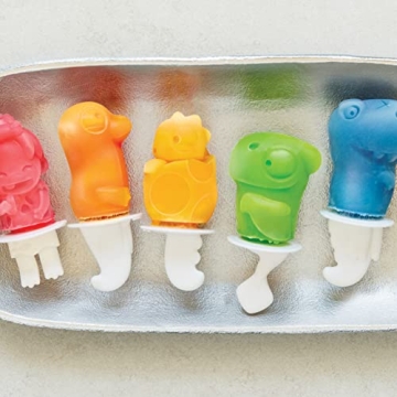 Zoku Dino Pop Molds - Easy-release Silicone Fun for Kids