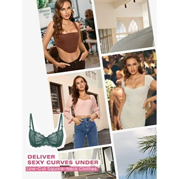 Dobreva Lace Balconette Bra for Comfortable All-Day Wear