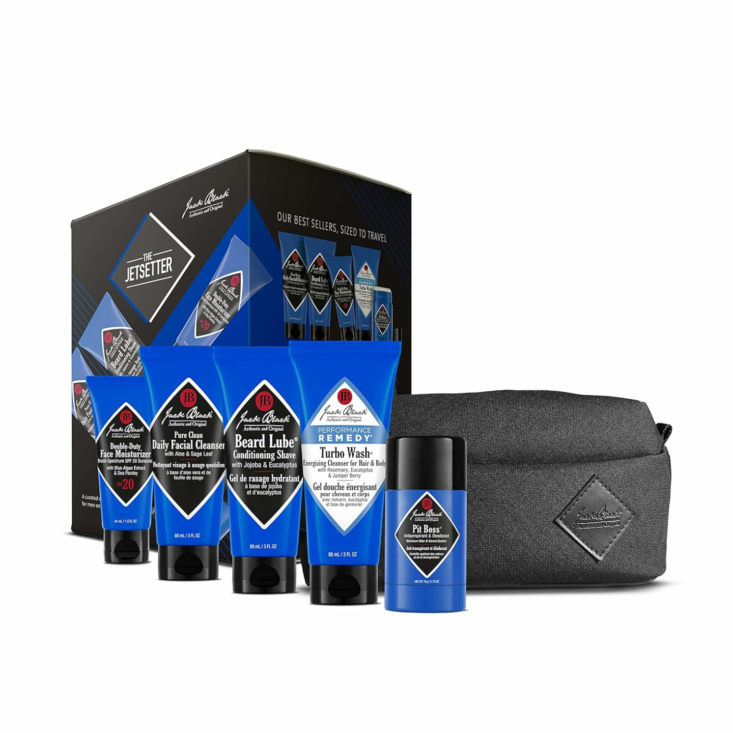 Travel Grooming Set for Men by Jack Black