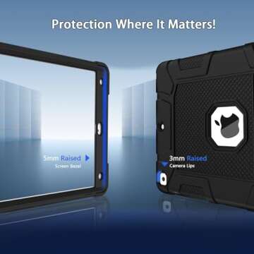 Rantice iPad 10.2 Case - Shockproof & Versatile Kickstand