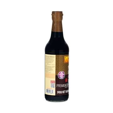Lee Kum Kee Premium Dark Soy Sauce (16.9 oz - 2 Pack), Full-Bodied Naturally Brewed Soy Sauce, Non G...