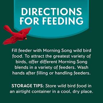 Morning Song Clean & Free Bird Food for All Birds
