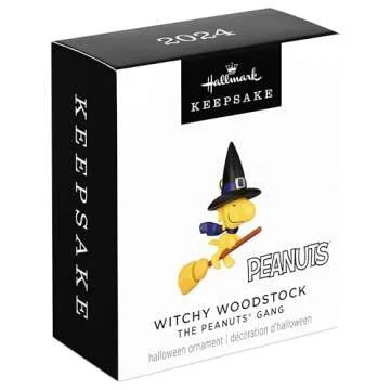 Hallmark Peanuts Mini Halloween Ornament 2024 - Witchy Woodstock