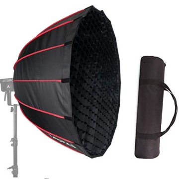 LAOFAS 35inch Deep Parabolic Softbox for Easy Setup