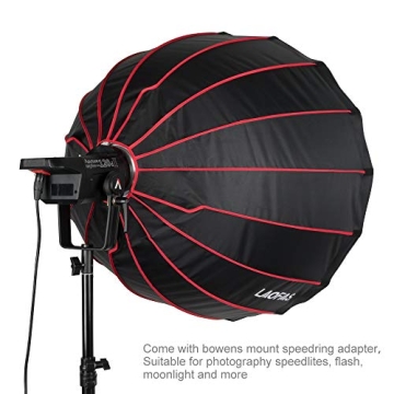 LAOFAS 35inch Deep Parabolic Softbox for Easy Setup