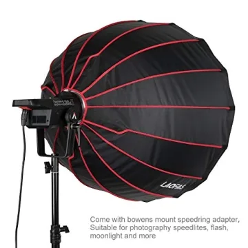 LAOFAS 35inch Deep Parabolic Softbox for Easy Setup