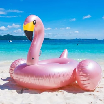 Giant Inflatable Flamingo Pool Float for Summer Fun