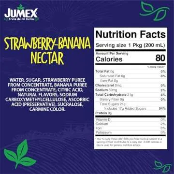 Jumex Strawberry Banana Nectar Juice Boxes - 24 Pack