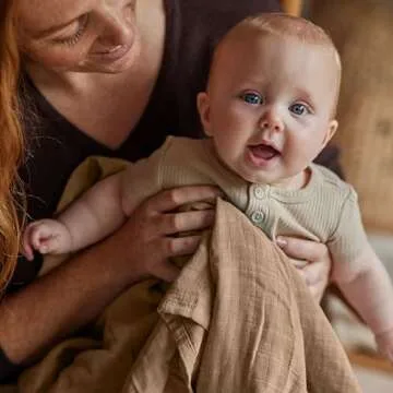 Huxie Swaddle Blanket - Organic Cotton - Swaddles for Newborns - Newborn Swaddle - Muslin Swaddle Bl...