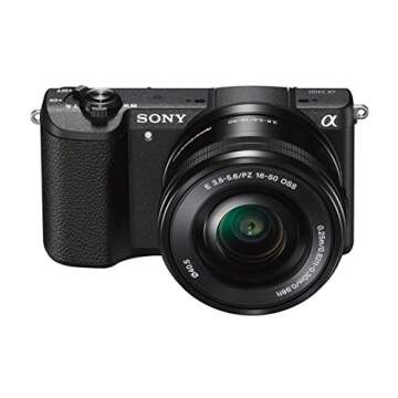 Sony a5100 16-50mm Mirrorless Digital Camera with 3-Inch Flip Up LCD (Black) (Renewed)