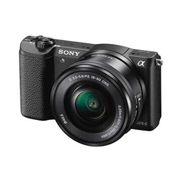 Sony a5100 16-50mm Mirrorless Digital Camera with 3-Inch Flip Up LCD (Black) (Renewed)